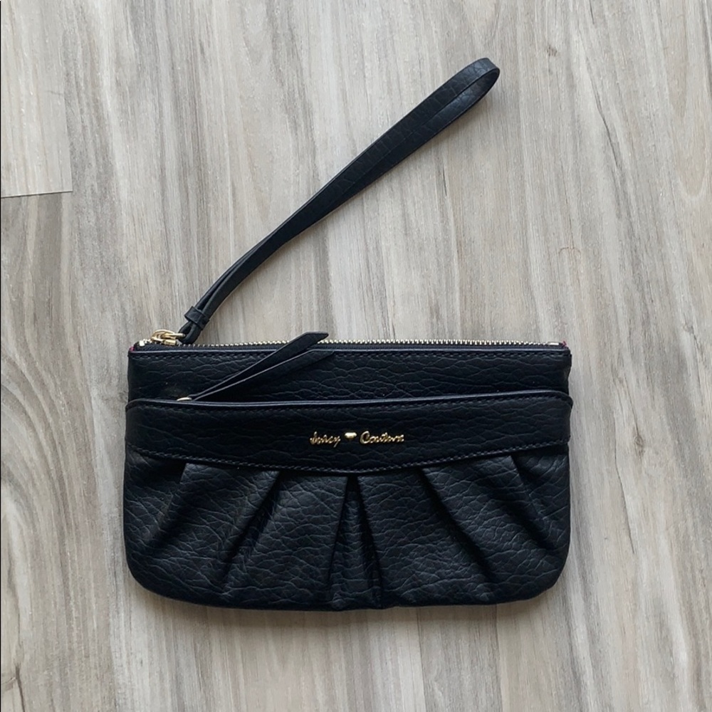 Juicy Courture Black Wristlet. Never used.